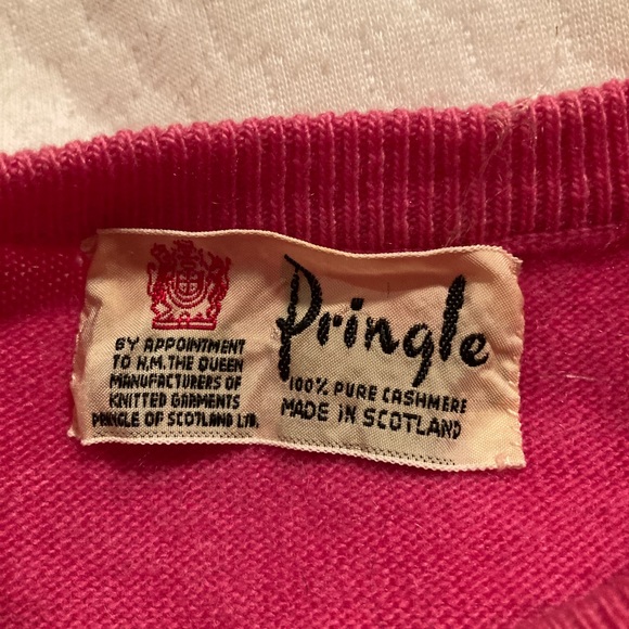 Hot pink (vintage)sweater in cashmere in very good condition - Picture 2 of 4